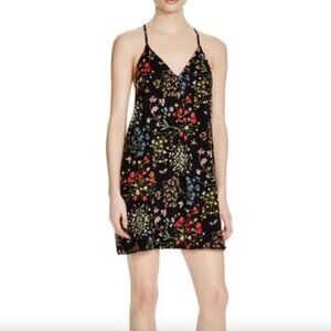Alice + Olivia "Bohemian Garden" Floral Fierra Silk Mini Dress
